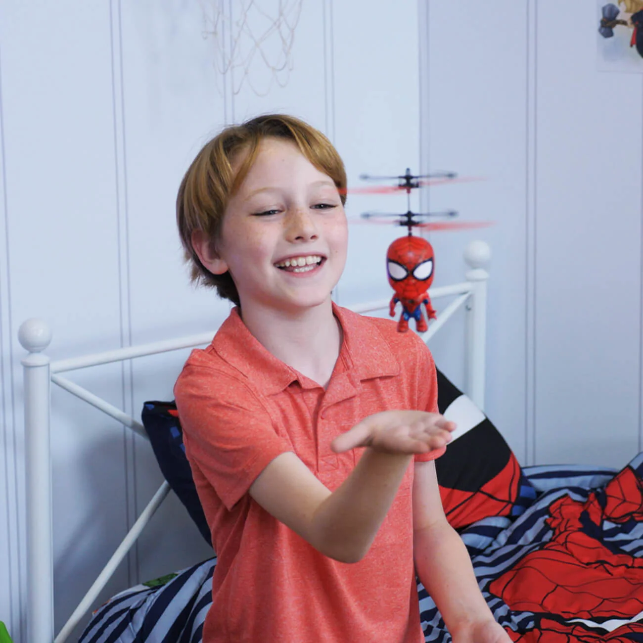 LED Flying Hero Toy – Light-Up UFO Action Figure for Kids - Image 6