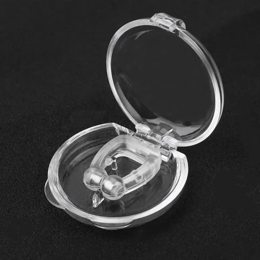 Magnetic Anti-Snore Nose Clip – Reusable Silicone Nasal Dilator