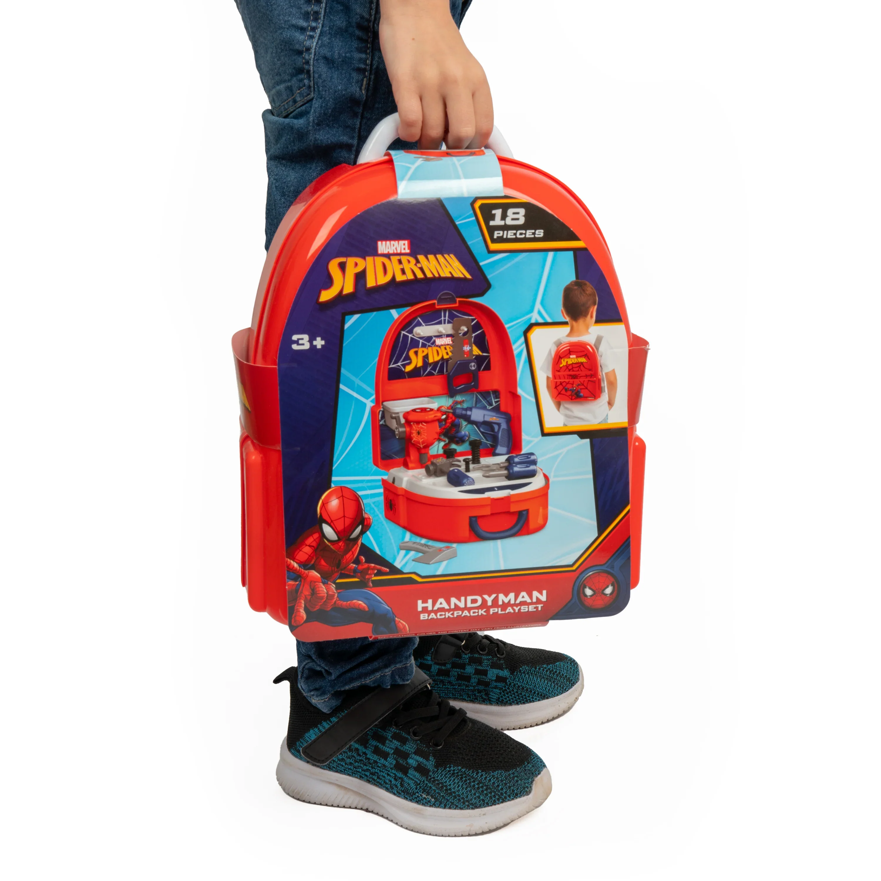 Spider-Man Handyman Backpack – 18 Piece Tool Kit - Image 3