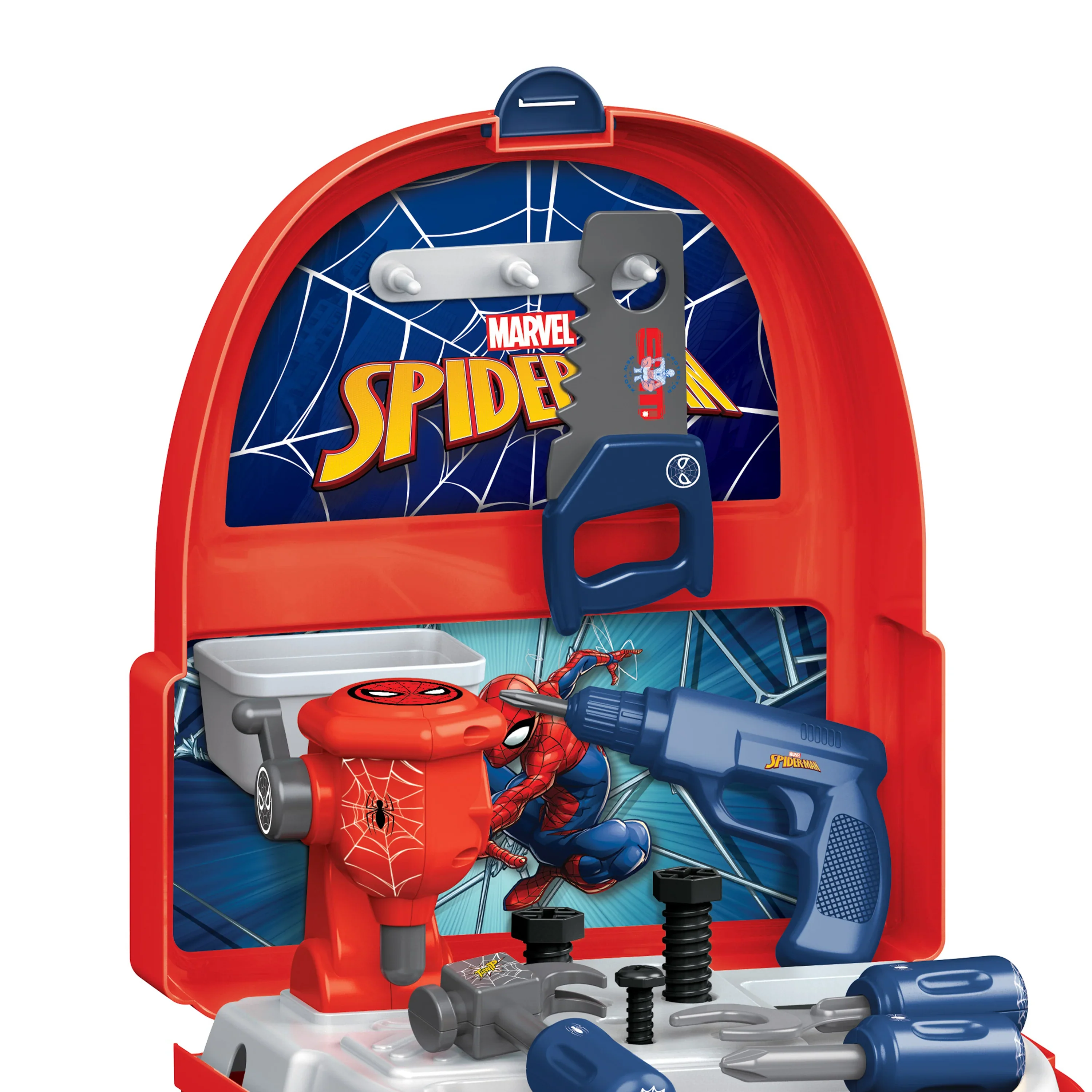 Spider-Man Handyman Backpack – 18 Piece Tool Kit - Image 4